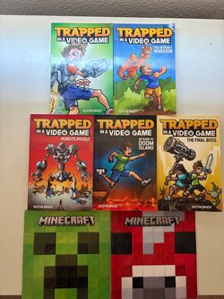 Free(with other purchase)Kid’s Books(series 5 books)/ Minecraft Books, Read Once Very Good Condition