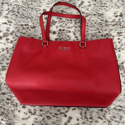Red Guess purse 