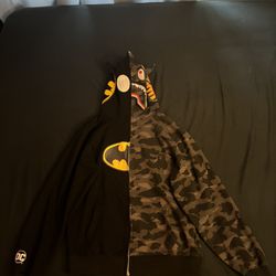 BAPE x DC Batman Full Zip Hoodie