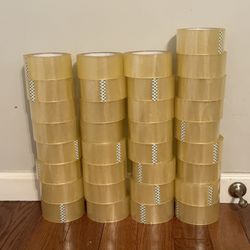 33 Rolls 2" x 55 Yards Carton Sealing Clear Packing Tape Box Shipping
