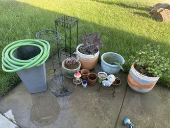 Garden Decor Pots Plant Stands 