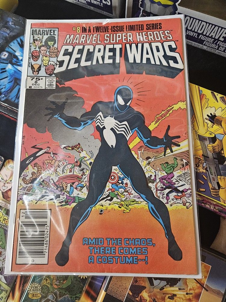 Marvel Secret Wars First Appearance Black Spiderman Comic Book