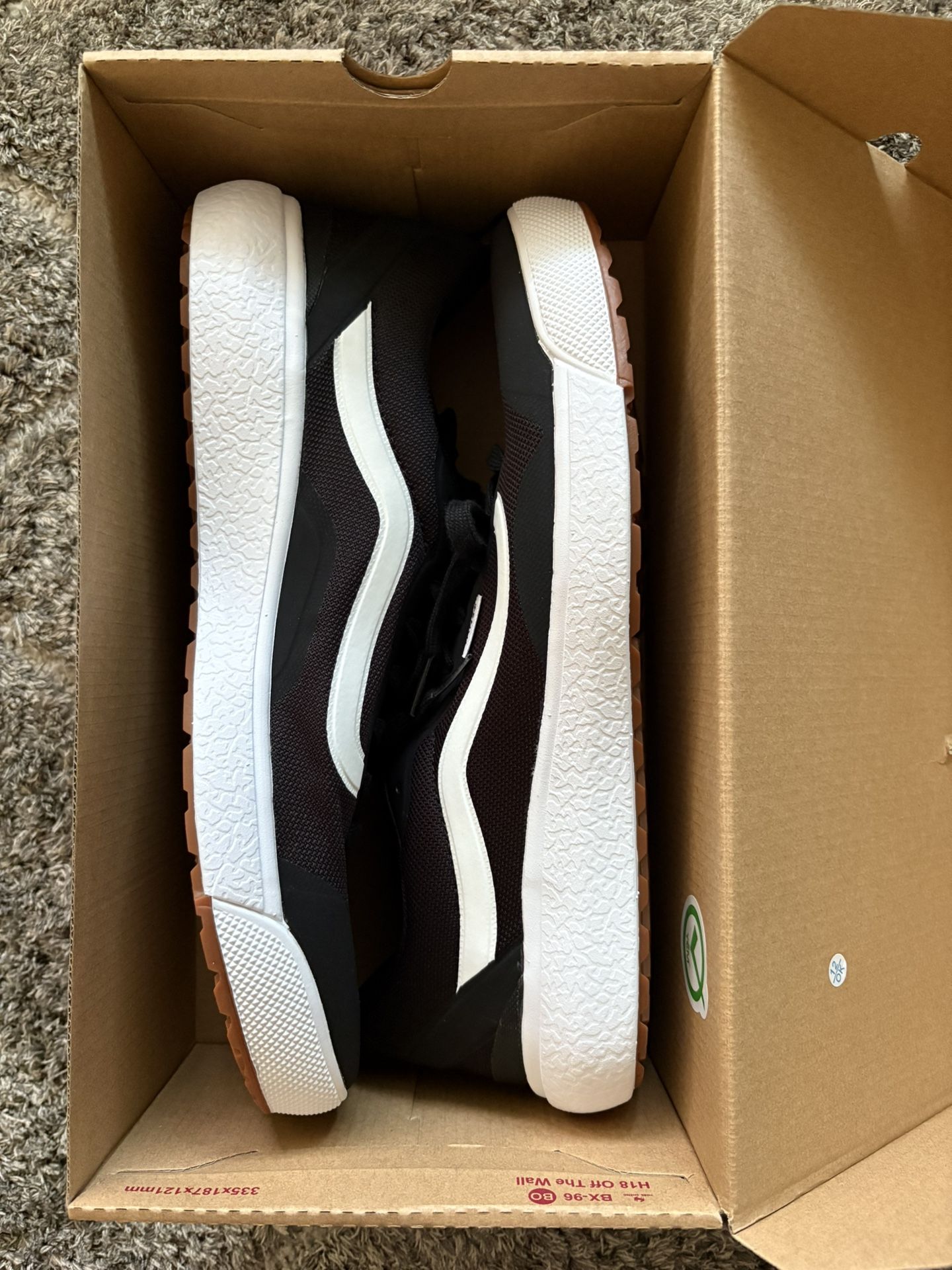 Black and white Vans Ultrarange Pro trainers