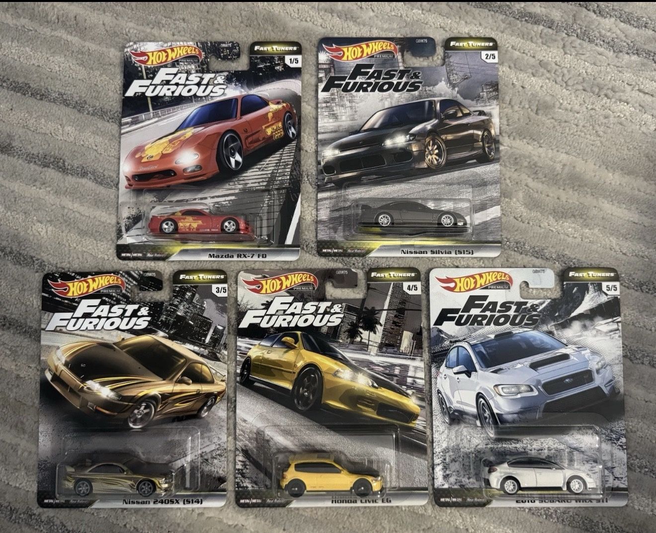 Hot Wheels Fast And Furious Fast Tuners Premium Set