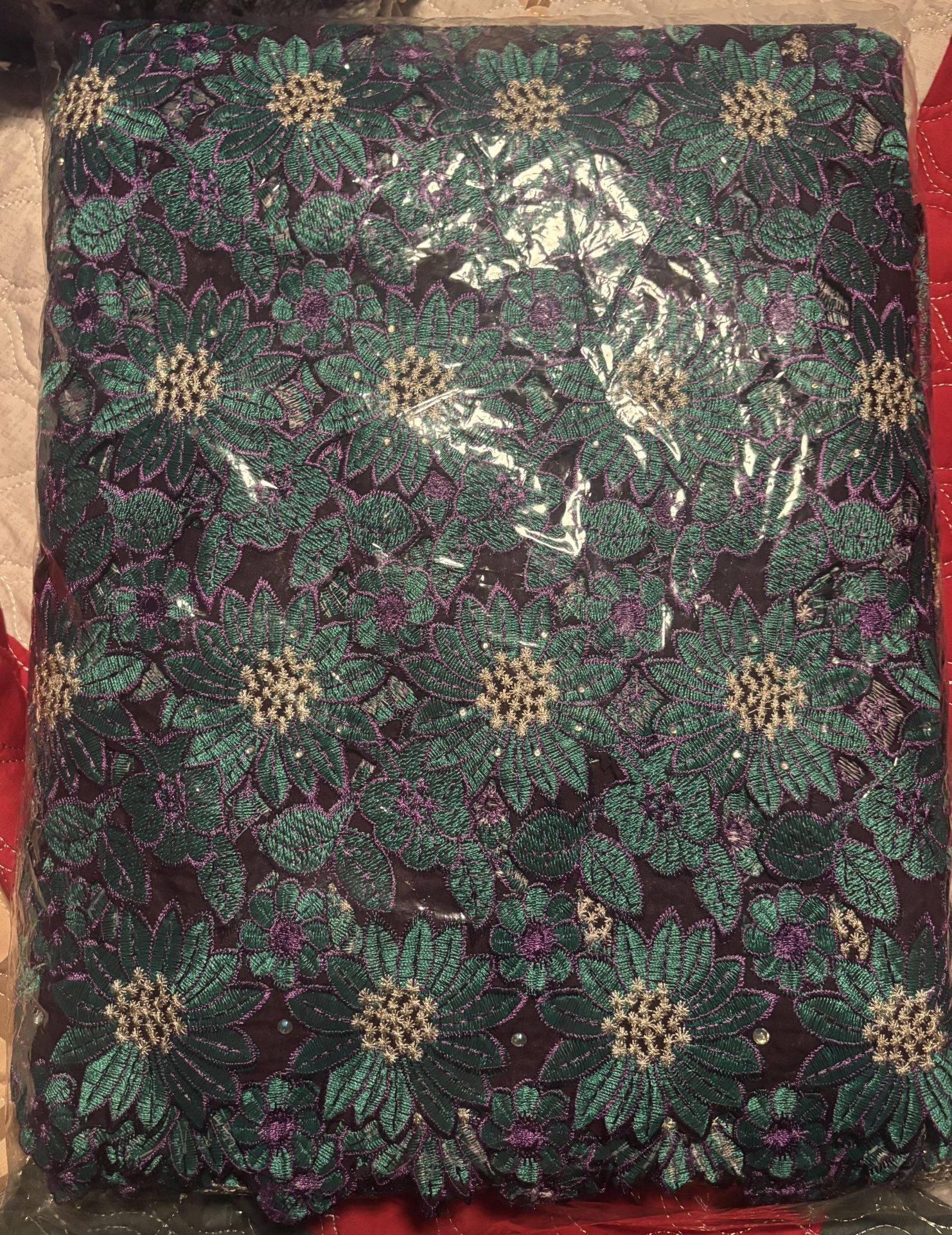 African Nigerian Tulle Lace Fabric