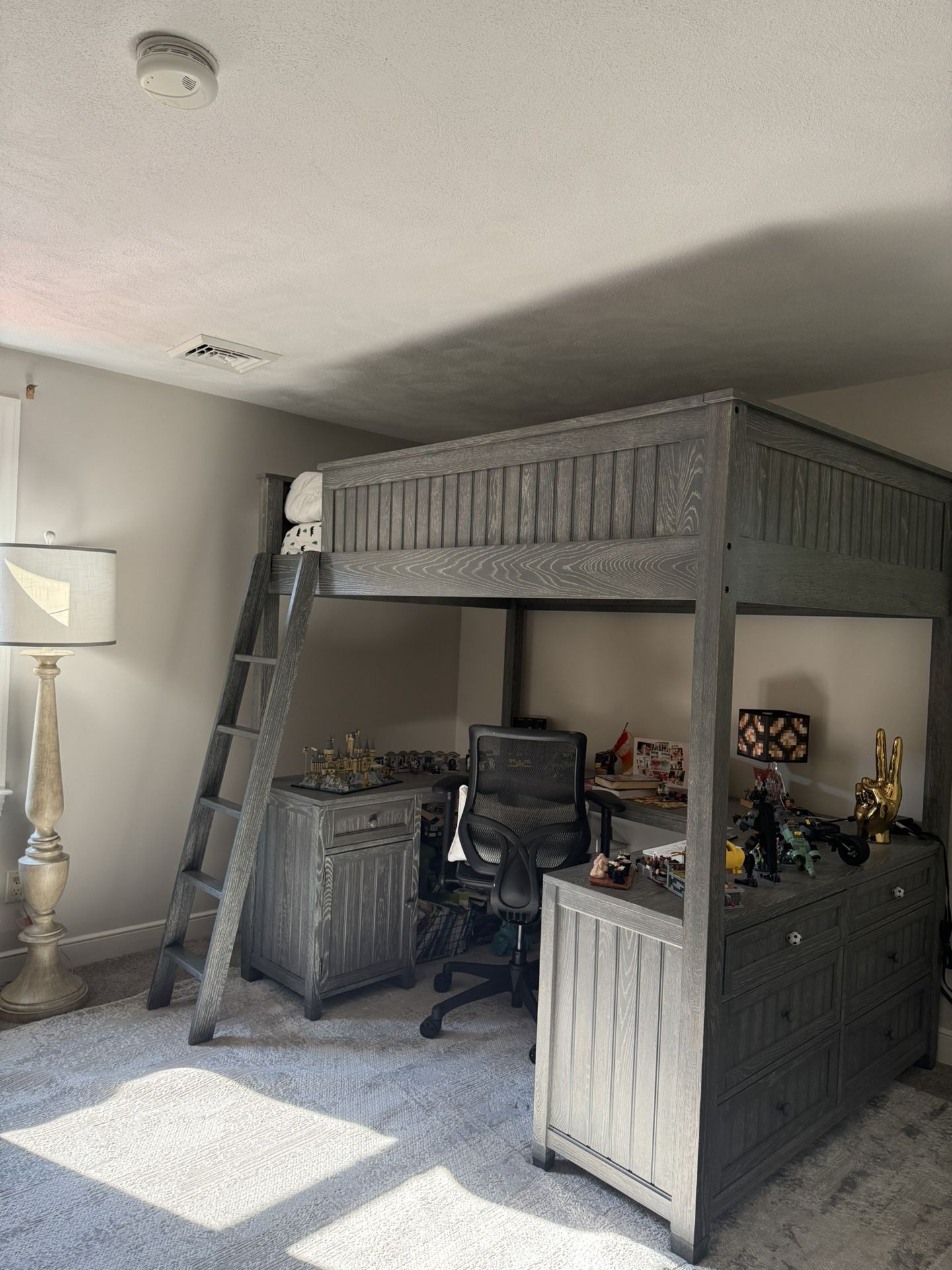 Pottery Barn Full Size Bunk Bed With Study