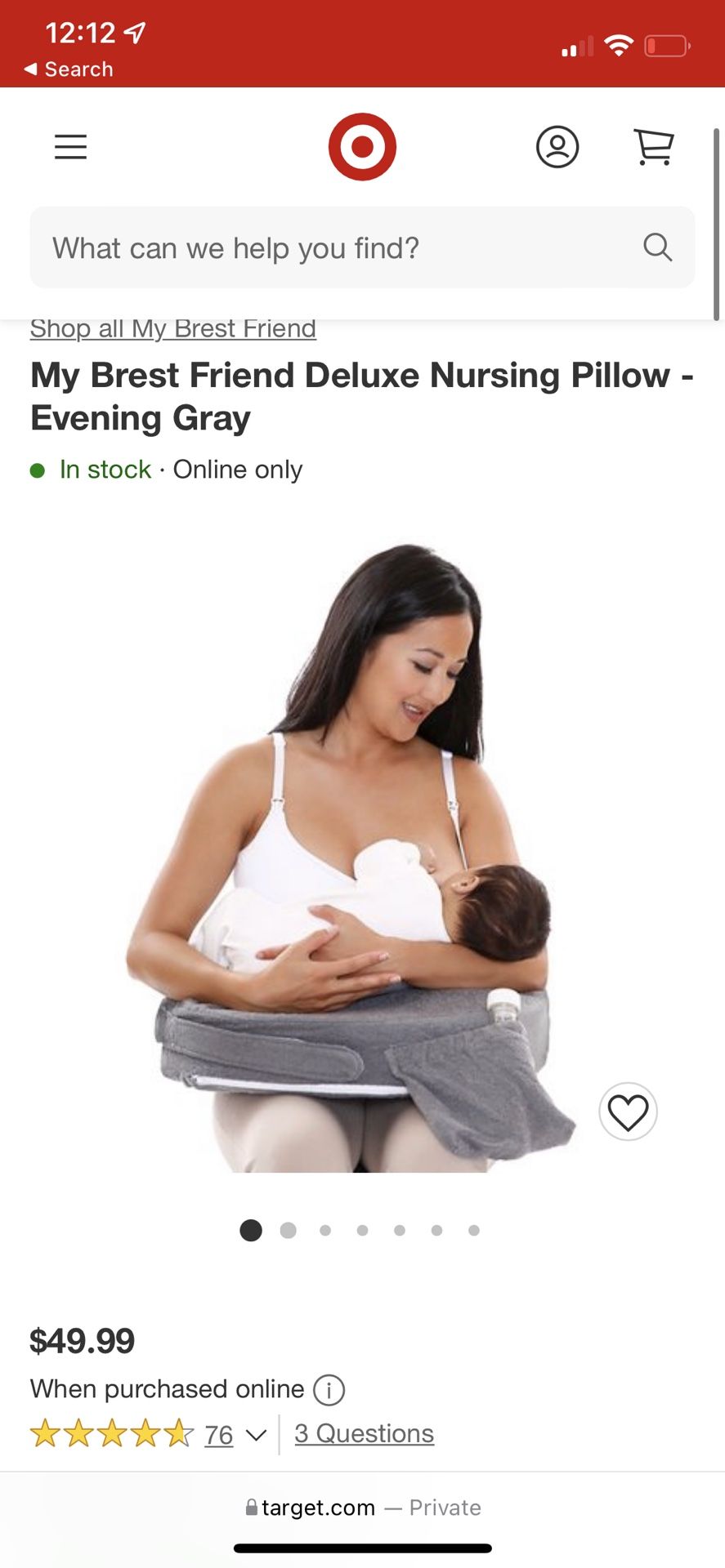 Breast friend Nursing Pillow
