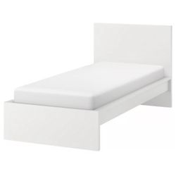 White IKEA Twin Bed