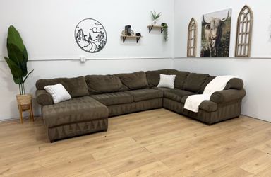 Brown Sectional Couch Free Delivery
