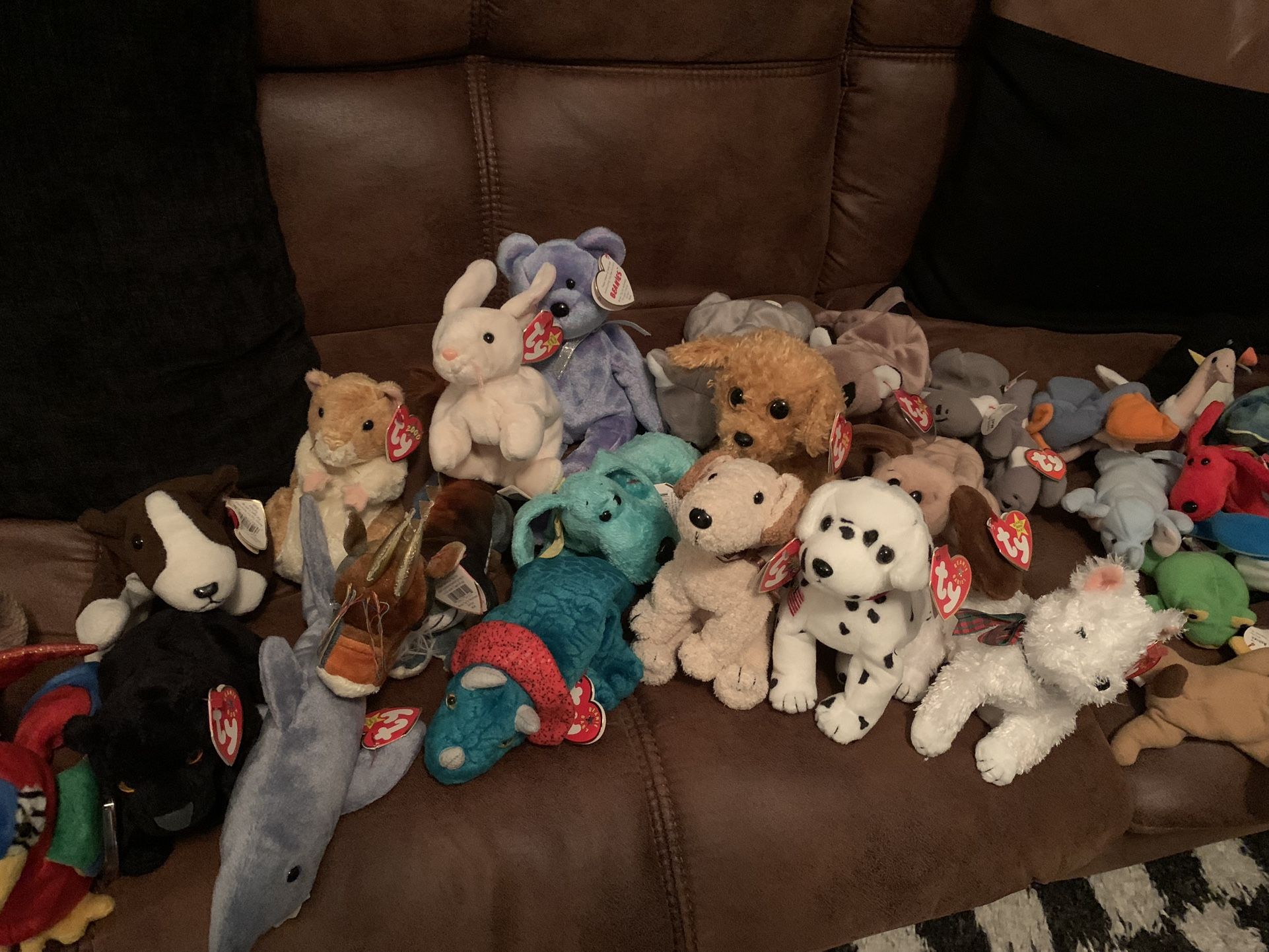 TY 1(contact info removed)’s Beanie Babies And Teanie Beanie Baby Collection 