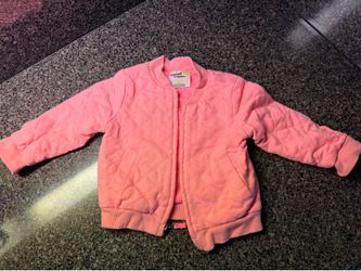 Oshkosh girls coral jacket 12mos