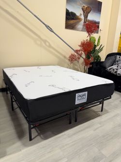 ✨ Brand New Mattress + Platform Bed Frame ✨
