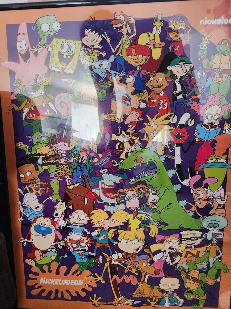 Nickelodeon 90s Themed Comic Con 2023 Poster