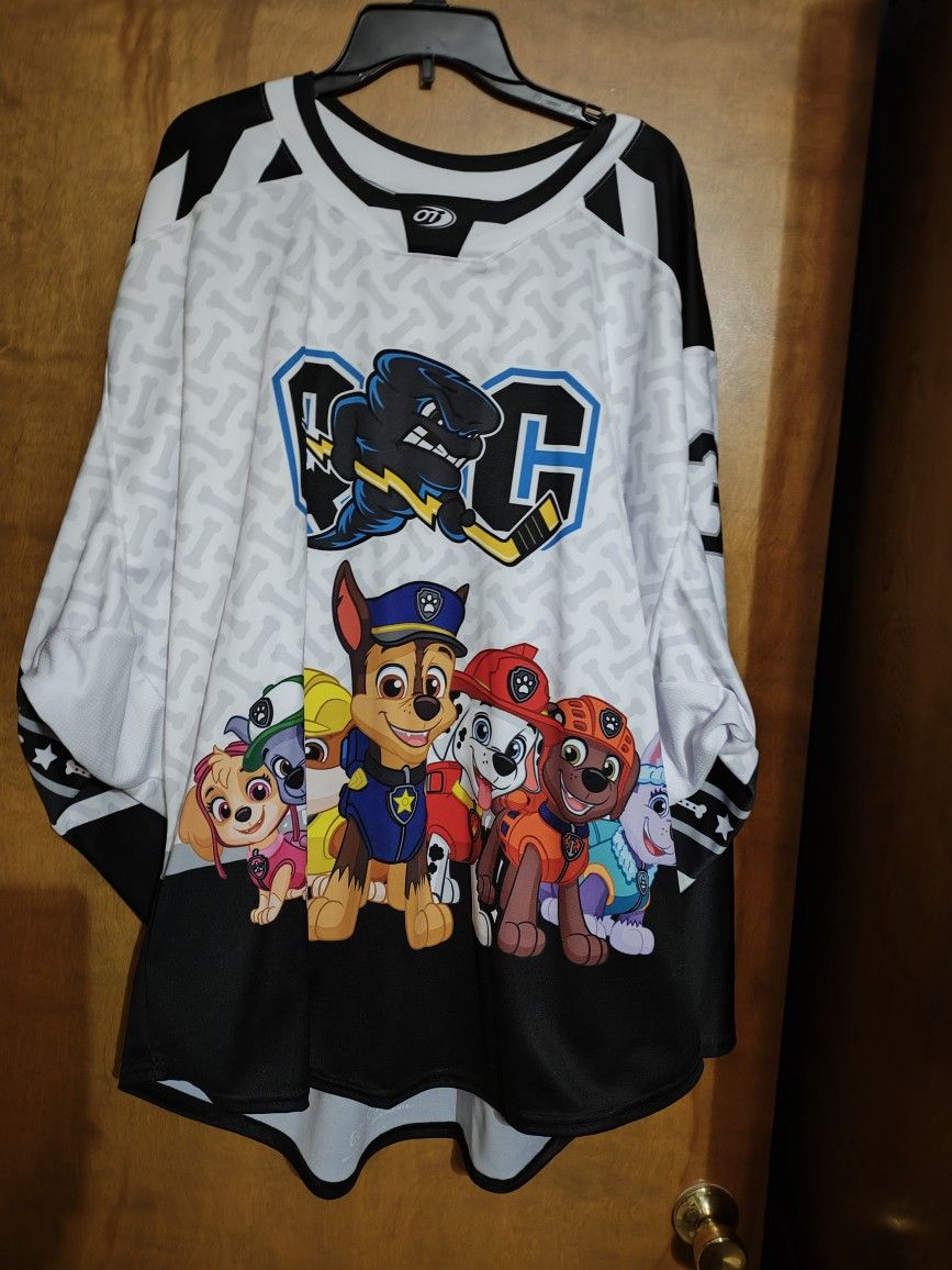 Size 58  Paw Patrol Hockey Jersey 