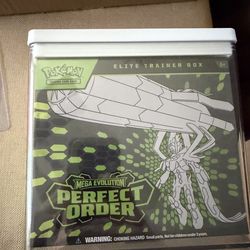 Pokemon Perfect Order ETB x1 3/21/26