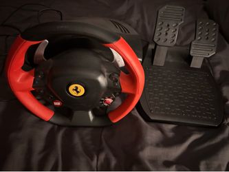 Xbox Ferrari racing wheel