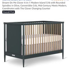 NEW 4in1 Baby Modern Bed Crib Wooden