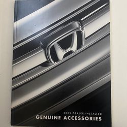 2009 Dealer Installed Genuine Accessories Glossy Papers Like New No Tear Or Rip