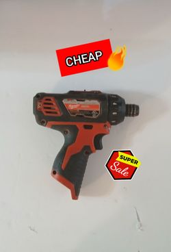 Milwaukee M12 Cordless Screwdriver Driver Tool Only