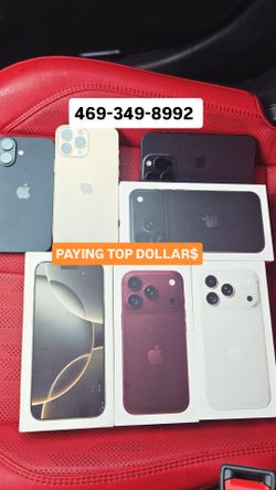 Iphone 18 Pro Max 256GB unlocked
iPhone 17 Pro Max 256GB desbloqueado
Compramos teléfonos. Webuy