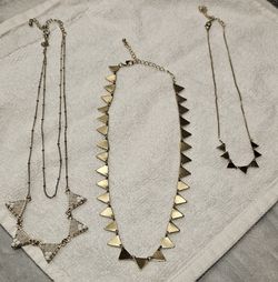 Forever 21 Sharp Necklace Set