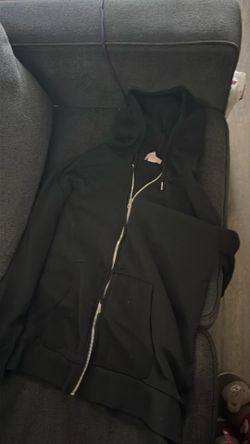 Black Zip Up Sweater