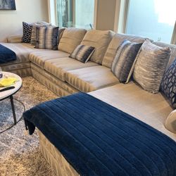 Gray Sectional Couch 