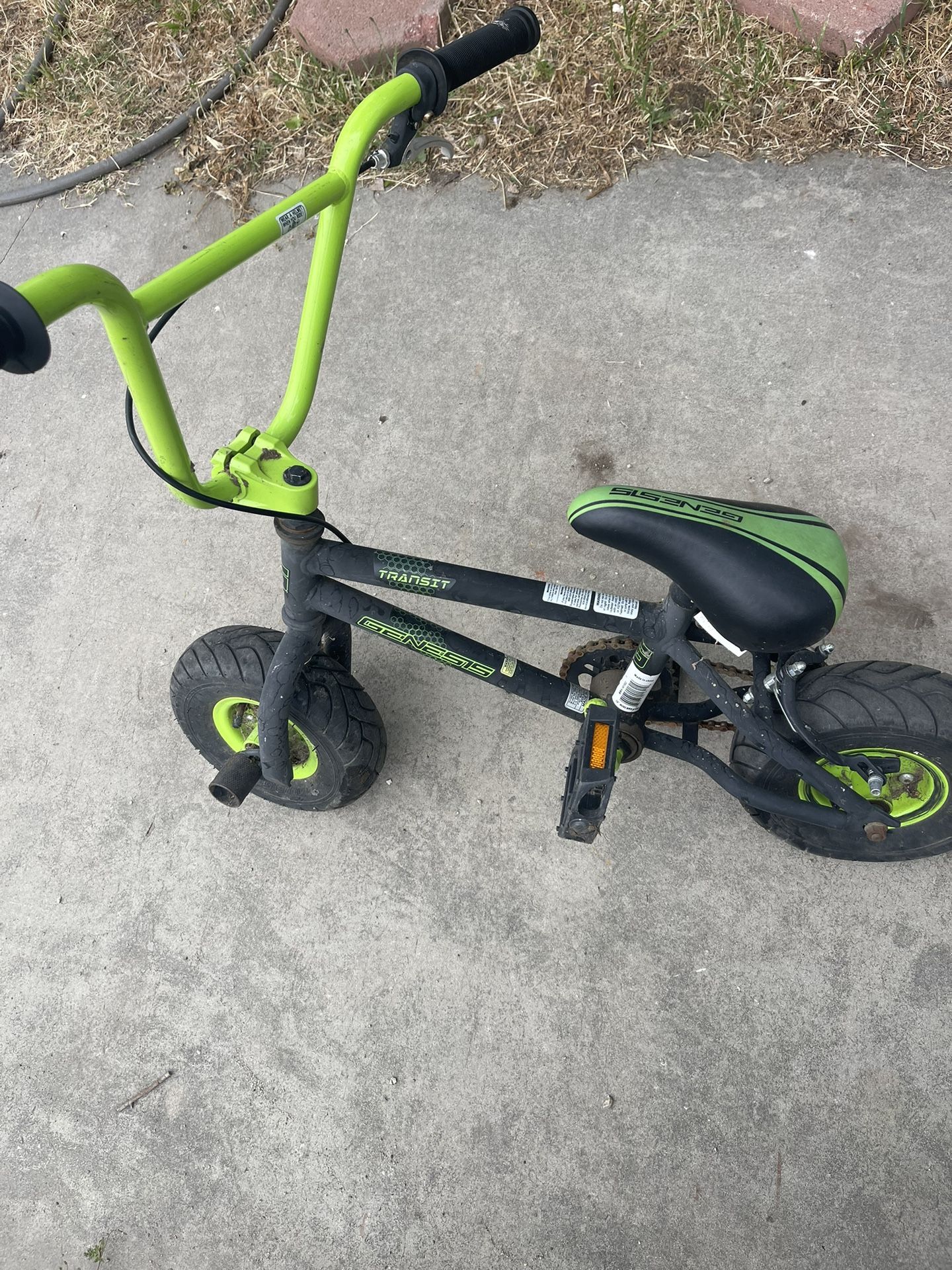 Bike BMX 10" MINI BMX Bike, Green Used