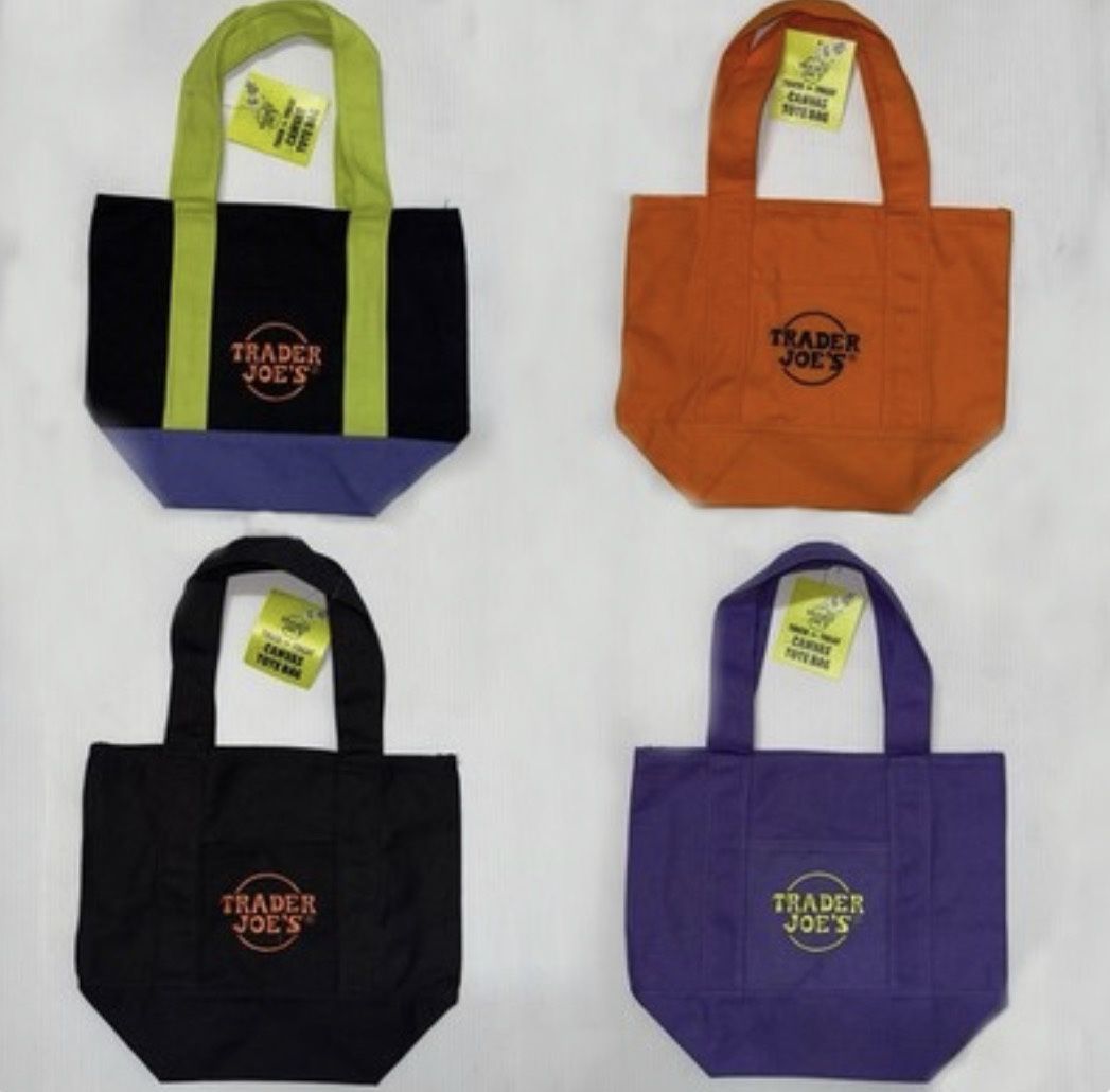 Spooky Trader Joe’s Mini Tote Bags