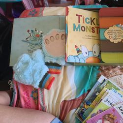 Tickle Monster Book W/ Tickle Gloves