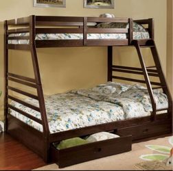 Bunk Bed full and twin not including mattress
