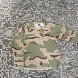 Stussy Camo Thermal Knit