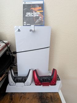 PS5 Slim Disc Bundle - Black Ops 6, 2 Controllers & Charging Stand (Mint Condition)