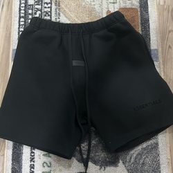 Black Essentials shorts size Small.