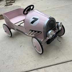 New classic pedal car asking $185 thanks 