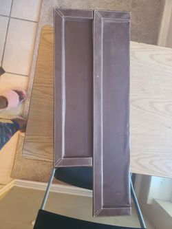 Leather Floating Shelves