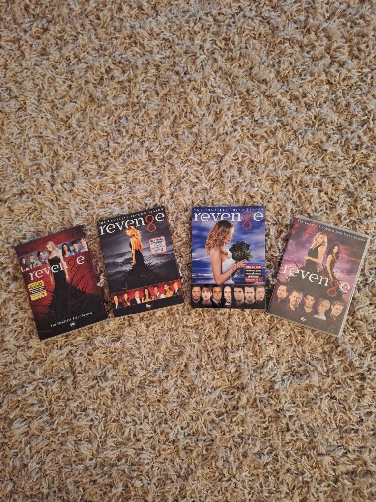 The full series of Revenge DVDs