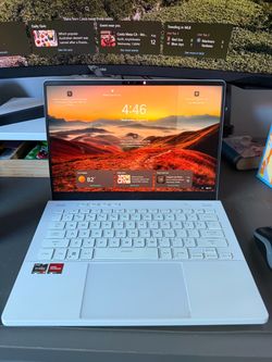 ASUS ROG Zephyrus G14 Gaming Laptop (Ryzen 9 / RX 6700S / 16GB RAM / 1TB SSD) - Moonlight White