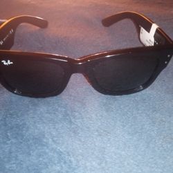 Ray Ban Mega Wayfarer Black Sunglasses New