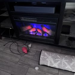 Tv Stand With Fireplace 