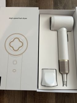 Hair Dryer - 120000 RPM High-Speed Brushless Motor Negative Ionic Blow Dryer for Fast Drying, Low Noise Thermo-Control Hair Dryer with Diffuser and No