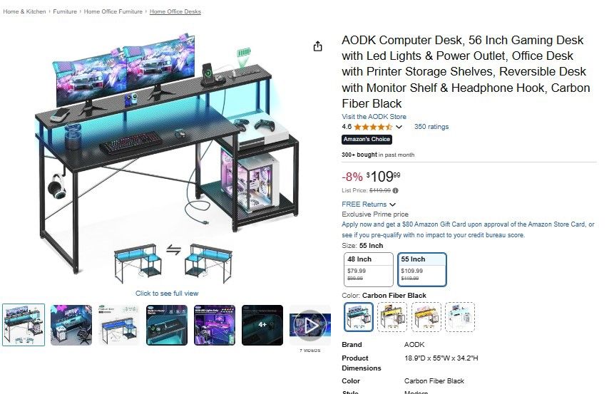 Brand New Computer Desk 
