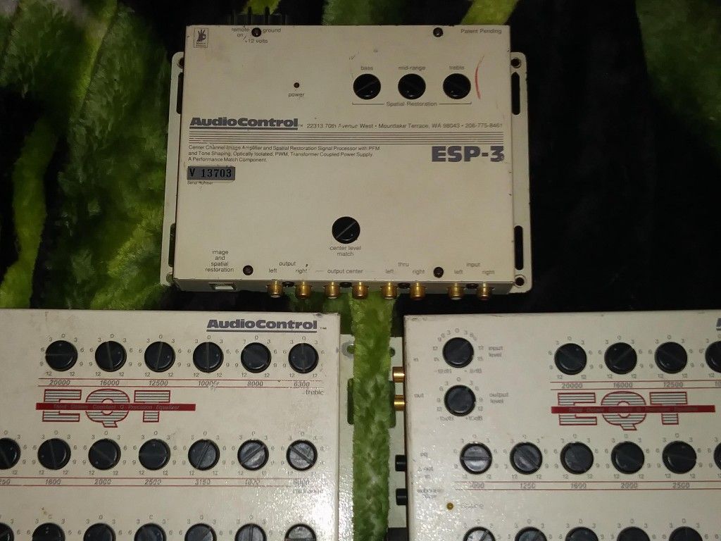 Old school Audio control esp 3 and a eqt control boards very nice for
