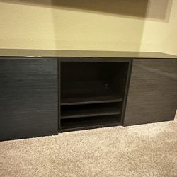 Black & Grey TV Stand 