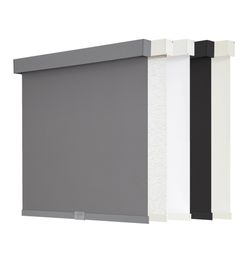 AOSKY Cordless Blackout Roller Shades 56"W X 72"H Grey