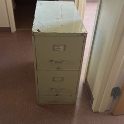 Two Drawer File Cabinet 