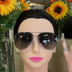 Authentic Chanel Aviator Sunglasses. Excellent Condition!