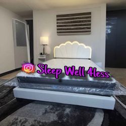 NEW QUEEN BED/PILLOWTOP MATTRESS INCLUDED‼️