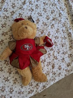 San Francisco 49ers cheerleader flush doll