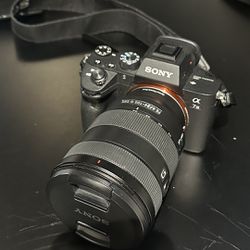 Sony A7III camera body + G lens 24-105 Sony E-mount zoom lens